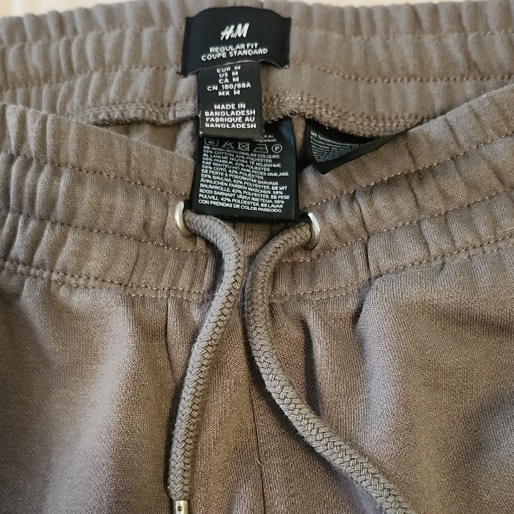 H&M Taupe Casual Joggers
